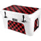 Red and Black Checkerboard YETI Tundra 45 Hard Cooler Skin