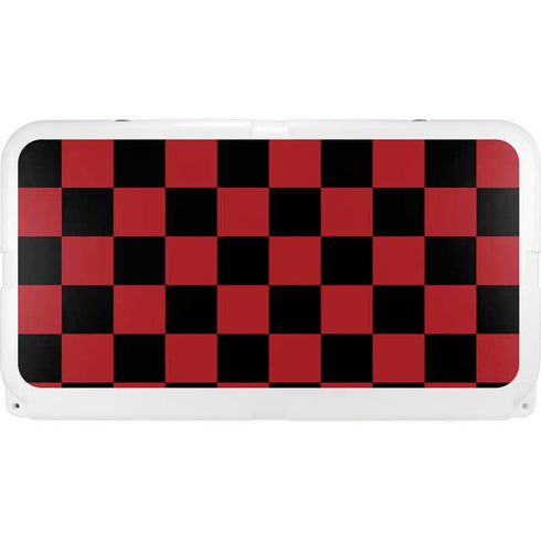Red and Black Checkerboard YETI Tundra 65 Hard Cooler Skin