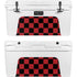 Red and Black Checkerboard YETI Tundra 65 Hard Cooler Skin