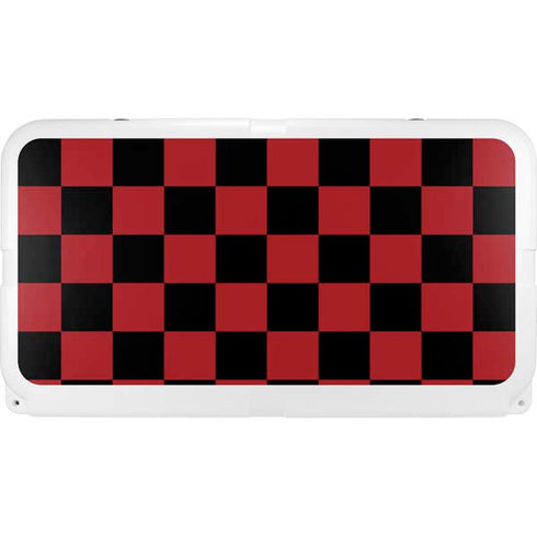 Red and Black Checkerboard YETI Tundra 75 Hard Cooler Skin