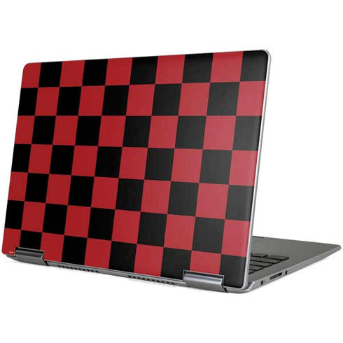 Red and Black Checkerboard Yoga 710 14in Skin