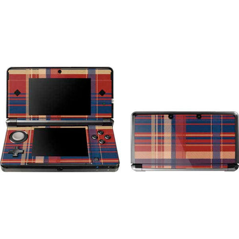 Red and Blue Plaid 3DS (2011) Skin