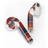 Red and Blue Plaid Apple AirPods 2 Skin