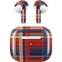 Red and Blue Plaid Apple AirPods (3rd Gen 2021) Skin