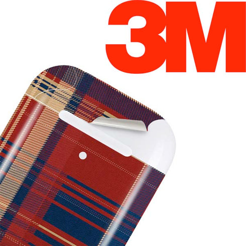 Red and Blue Plaid Apple AirPods Skin