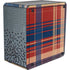 Red and Blue Plaid Cooler Master MasterBox Q300L Mini Tower Skin