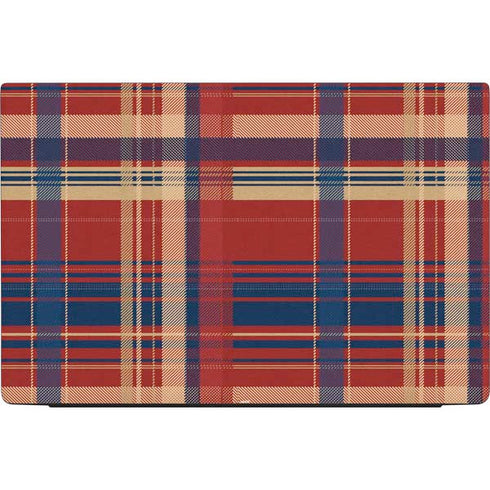 Red and Blue Plaid Dell Vostro Skin