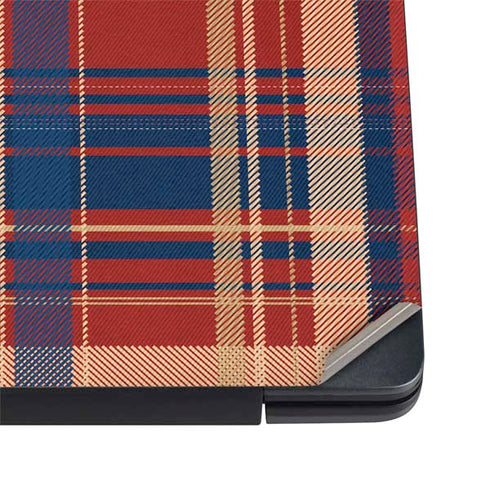 Red and Blue Plaid Dell Vostro Skin