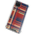 Red and Blue Plaid Galaxy A12 Clear Case