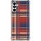 Red and Blue Plaid Galaxy A13 5G Clear Case