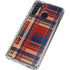 Red and Blue Plaid Galaxy A21 Clear Case