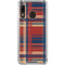 Red and Blue Plaid Galaxy A30 Clear Case