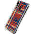 Red and Blue Plaid Galaxy A30 Clear Case