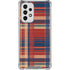 Red and Blue Plaid Galaxy A53 5G Clear Case