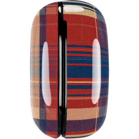 Red and Blue Plaid Galaxy Buds Live Skin