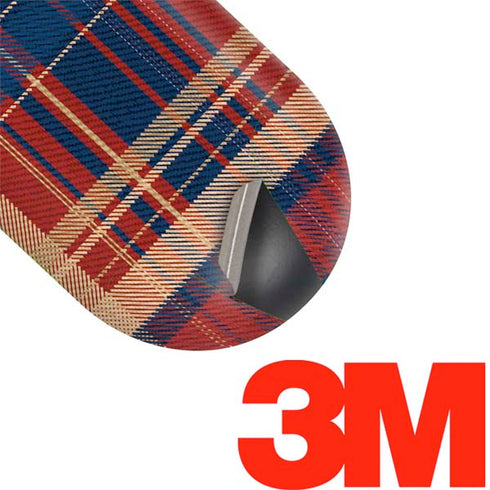 Red and Blue Plaid Galaxy Buds Skin