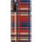 Red and Blue Plaid Galaxy Note 10 Pro Case