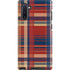 Red and Blue Plaid Galaxy Note 10 Pro Case