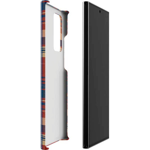 Red and Blue Plaid Galaxy Note20 Ultra 5G Lite Case
