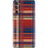 Red and Blue Plaid Galaxy S20 Fan Edition Skin