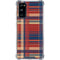 Red and Blue Plaid Galaxy S20 FE Clear Case