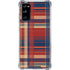 Red and Blue Plaid Galaxy S20 FE Clear Case