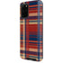 Red and Blue Plaid Galaxy S20 Plus Pro Case