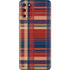 Red and Blue Plaid Galaxy S20 Plus Skin