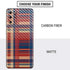 Red and Blue Plaid Galaxy S20 Plus Skin
