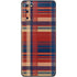 Red and Blue Plaid Galaxy S20 Skin