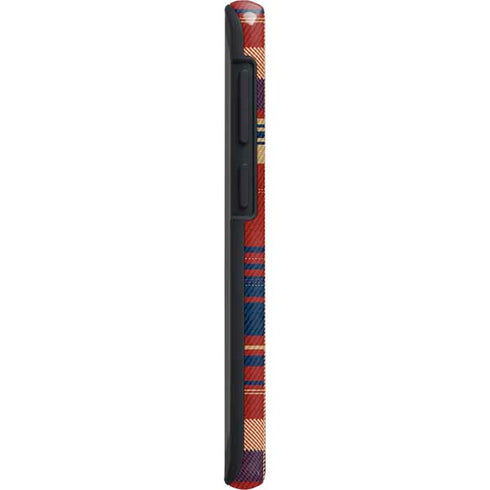 Red and Blue Plaid Galaxy S20 Ultra 5G Pro Case