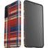 Red and Blue Plaid Galaxy S21 FE Pro Case