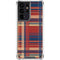 Red and Blue Plaid Galaxy S21 Ultra 5G Clear Case