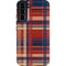 Red and Blue Plaid Galaxy S22 Plus Pro Case