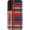 Red and Blue Plaid Galaxy S22 Pro Case