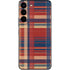 Red and Blue Plaid Galaxy S22 Skin