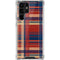 Red and Blue Plaid Galaxy S22 Ultra Clear Case