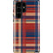 Red and Blue Plaid Galaxy S22 Ultra Pro Case