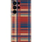 Red and Blue Plaid Galaxy S22 Ultra Skin