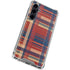 Red and Blue Plaid Galaxy S23 FE Clear Case