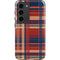Red and Blue Plaid Galaxy S23 Pro Case