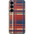 Red and Blue Plaid Galaxy S23 Skin