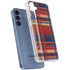 Red and Blue Plaid Galaxy S24 Clear Case