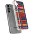 Red and Blue Plaid Galaxy S24 Plus Clear Case