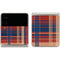Red and Blue Plaid Galaxy Z Flip3 5G Skin