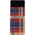 Red and Blue Plaid Galaxy Z Flip3 5G Skin