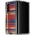 Red and Blue Plaid Galaxy Z Fold4 5G Clear Case