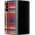 Red and Blue Plaid Galaxy Z Fold4 5G Skin
