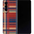 Red and Blue Plaid Galaxy Z Fold4 5G Skin