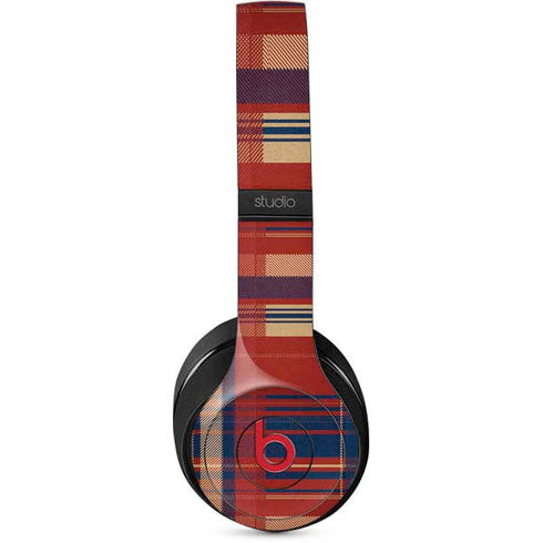 Red and Blue Plaid Studio Wireless Skin
